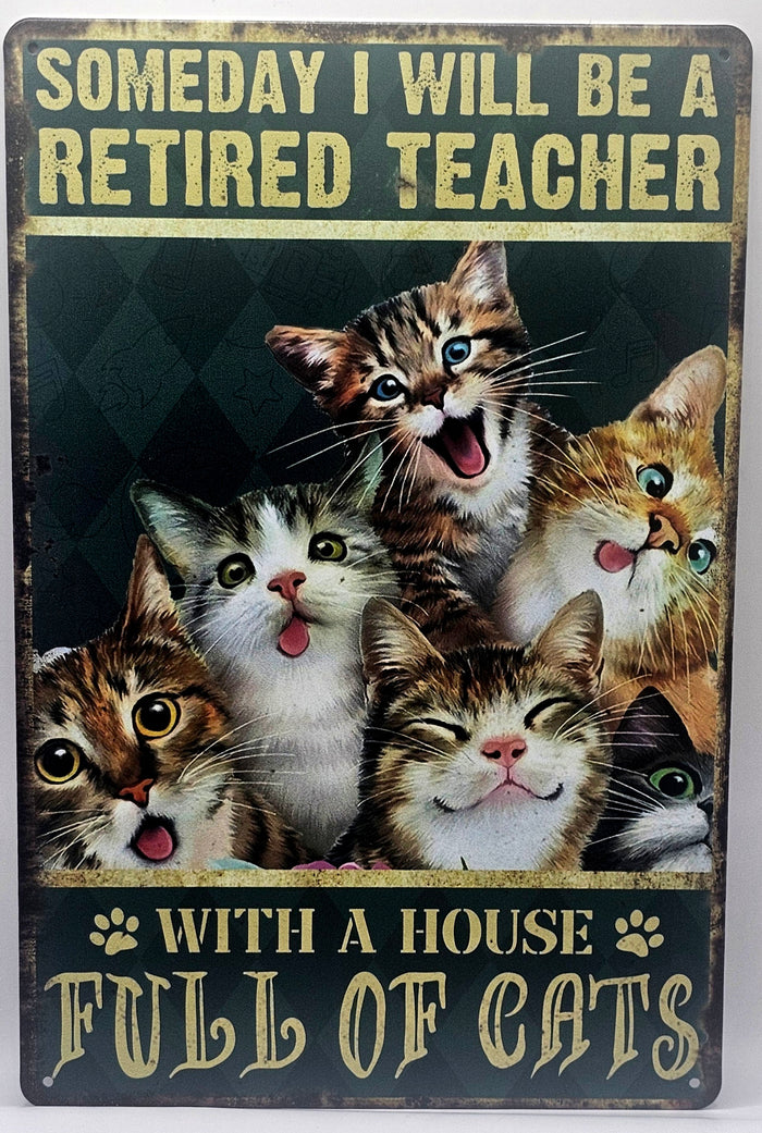 Someday I Will Be A Retired Teacher With A House Full Of Cats