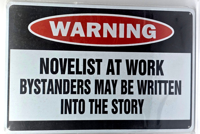 Novelist At Work Bystanders May Be Written Into The Story