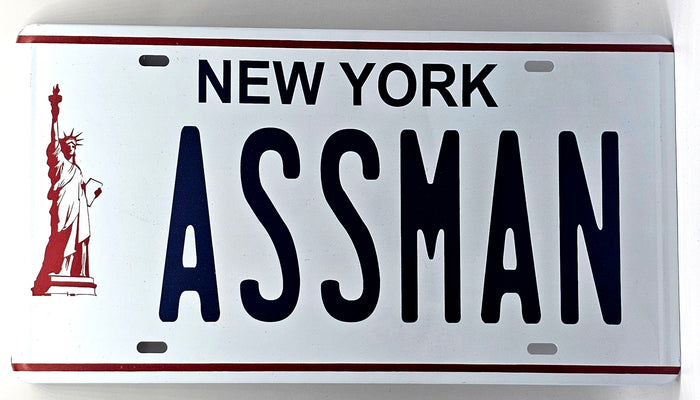 ASSMAN License Plate