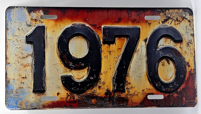 1976 License Plate
