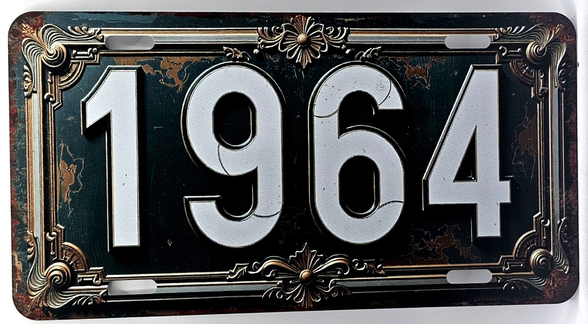 1964 License Plate