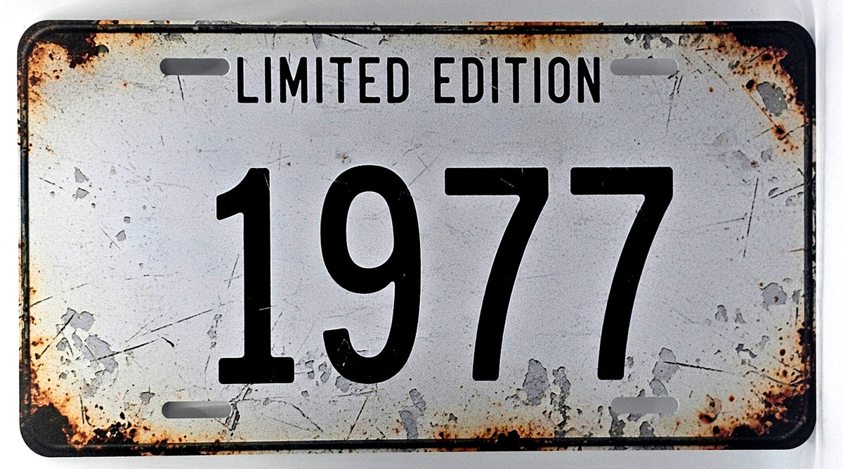1977 Limited Edition License Plate