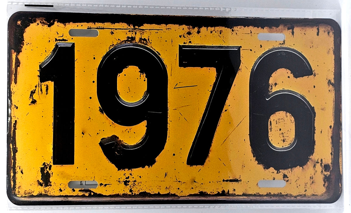 1976 License Plate
