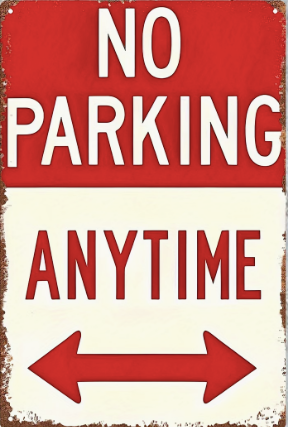 No Parking Anytime