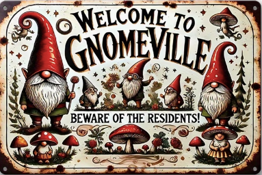 Welcome to Gnomeville, Beware Of The Residents