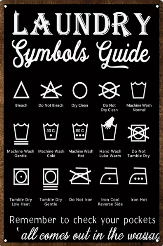 Laundry Symbols Guide
