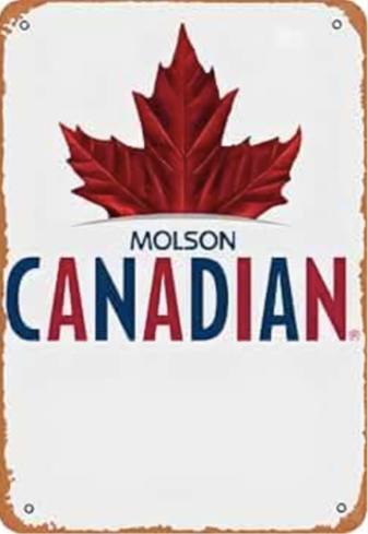 Canadian Molson Beer Sign