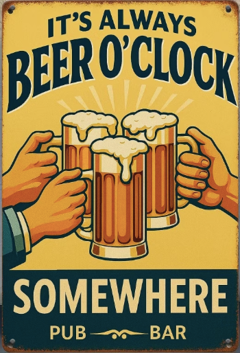 Its Always Beer O'Clock Somewhere