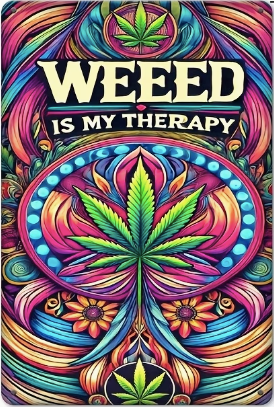 Weed Is My Therapy - Psychedelic