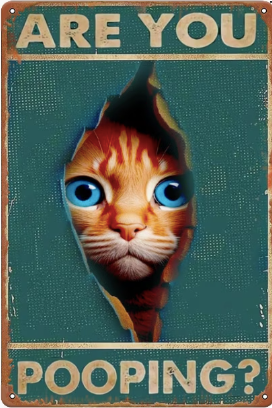 Are You Pooping? (Ginger Cat)