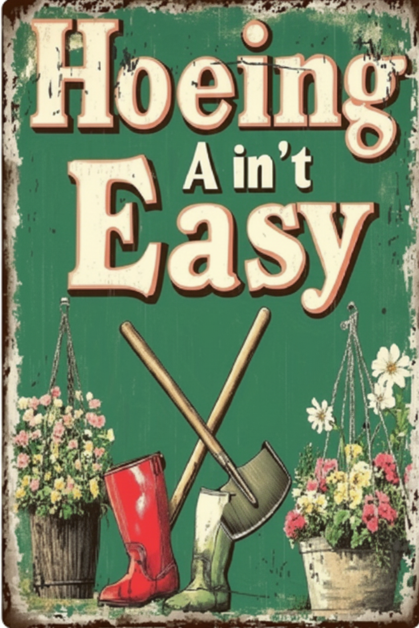 Hoeing Aint Easy