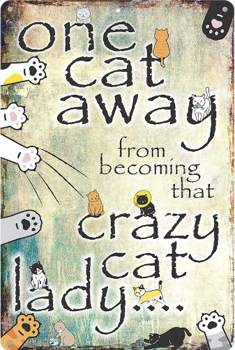 One Cat Away From Becoming That Crazy Cat Lady