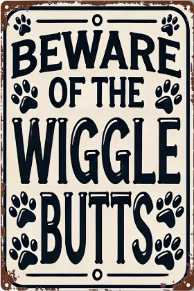 Beware Of The Wiggle Butts