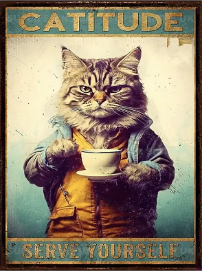 Cattitude Serve Yourself