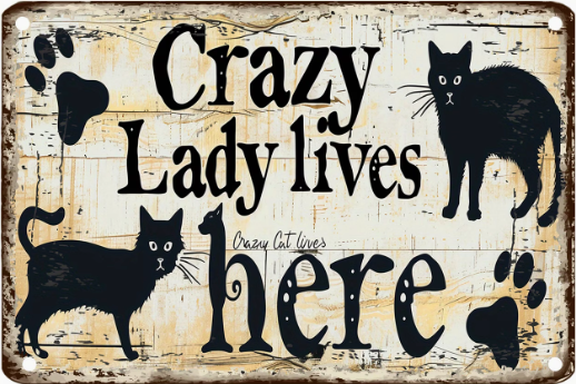 Crazy Lady Lives Here