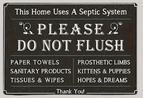 This House Uses a Septic System